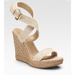 Stuart Weitzman Alex Crochet Wedges